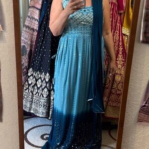 Elegant 3 piece Indian evening outfit